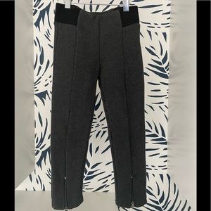 Zara Girls Collection Crop Zipper Leggings Size 6